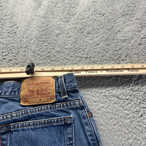 Vintage Levi's 550 Jeans Women 14 Blue Cotton Denim Tapered Relaxed Fit Made USA - Picture 7 of 10